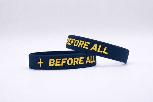BLUE “BEFORE ALL” WRISTBANDS 2-PACK